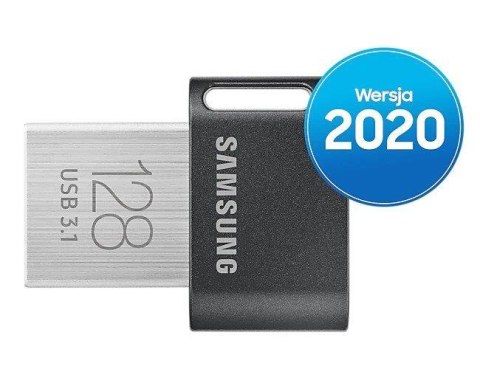 SAMSUNG Pendrive Samsung FIT Plus 2020 128GB USB 3.1 Flash Drive 400 MB/s Black