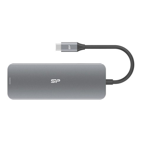 Silicon Power Stacja dokująca Silicon Power SR30 8in1 HDMI SD USB-C USB-A RJ45 PD 100W