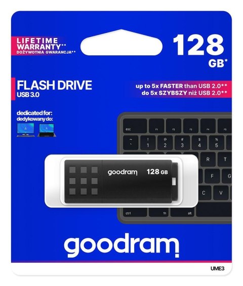 Goodram Pendrive GOODRAM UME3 128GB USB 3.2 Gen 1 Black