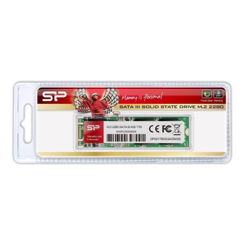 Silicon Power Dysk SSD Silicon Power A55 1TB M.2 2280 SATA3 (560/530 MB/s)