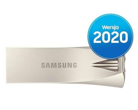 SAMSUNG Pendrive Samsung BAR Plus 2020 64GB USB 3.1 Flash Drive 300 MB/s Champaign Silver