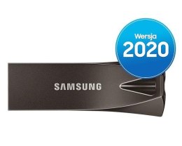 SAMSUNG Pendrive Samsung BAR Plus 2020 64GB USB 3.1 Flash Drive 300 MB/s Titan Gray