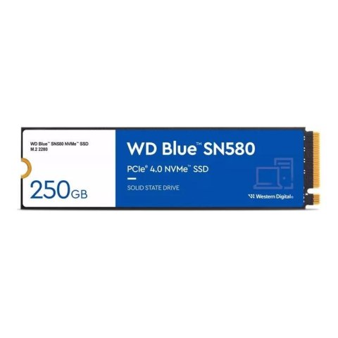 Sandisk Dysk SSD WD Blue SN580 250GB M.2 2280 PCIe NVMe (4000/2000 MB/s) WDS250G3B0E