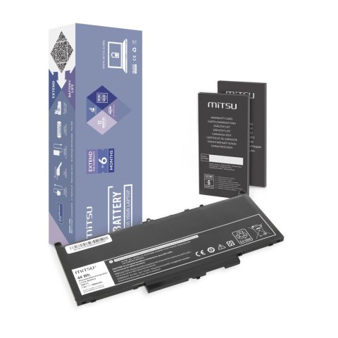 Bateria Mitsu do Dell Latitude E7270, E7470 (5800mAh)