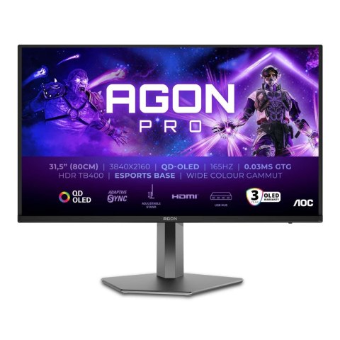 AOC Monitor AOC 31,5" AGON PRO AG326UD 2xHDMI DP głośniki