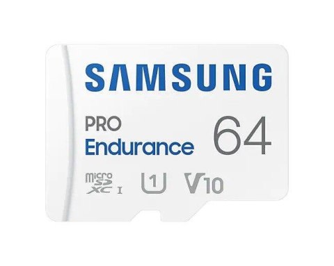 SAMSUNG Karta pamięci Samsung PRO Endurance microSDXC 64GB (100/40 MB/s) + adapter SAMSUNG Karta pamięci Samsung PRO Endurance microSDXC 64GB (100/40 MB/s) + adapter