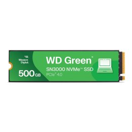 Sandisk Dysk SSD WD Green SN3000 500GB M.2 2280 NVMe (5000/4100 MB/s) WDS500G4G0E