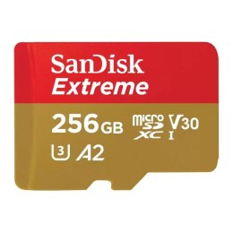 Sandisk Karta pamięci microSDXC SanDisk Extreme 256GB 190/130MB/s A2 V30 UHS-I U3