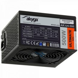 AKYGA Zasilacz ATX 500W Akyga Ultimate AK-U4-500 80+ Bronze Fan12cm P8 6xSATA 2xPCI-E